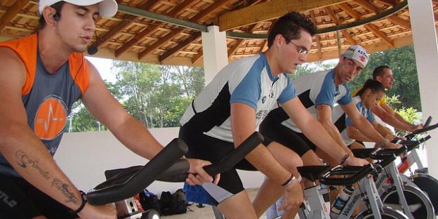 sesión de spinning
