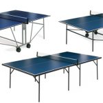 Tres mesas de ping pong