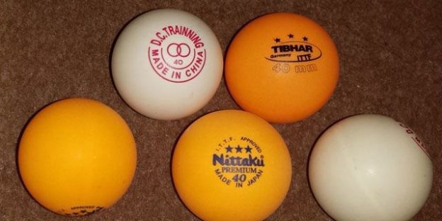 bolas de tenis de mesa