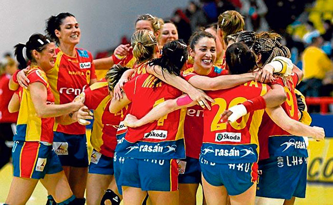 equípo femenino de balonmano