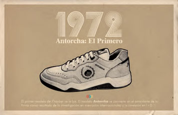 Primer modelo de zapatillas J'hayber