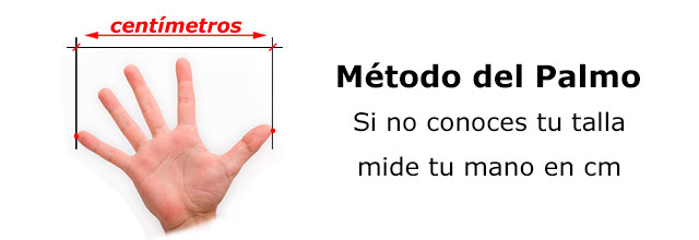 metodo medir tallas guantes para porteros